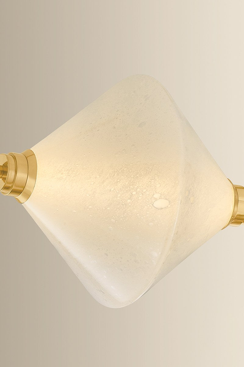 Corbett Solara 3-Light Chandelier Vintage Polished Brass