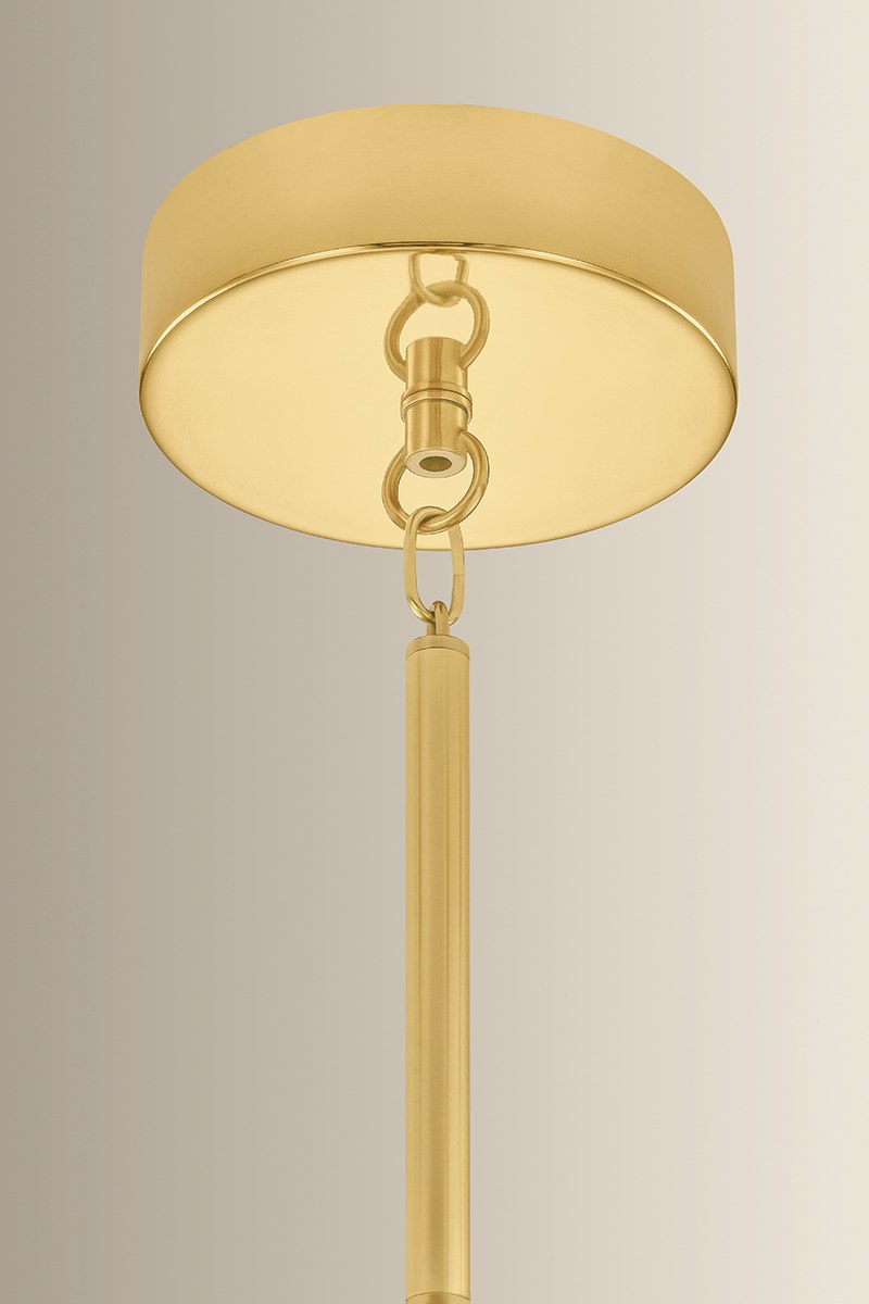 Corbett Solara 5-Light Chandelier Vintage Polished Brass