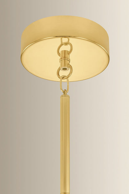 Corbett Solara 5-Light Chandelier Vintage Polished Brass