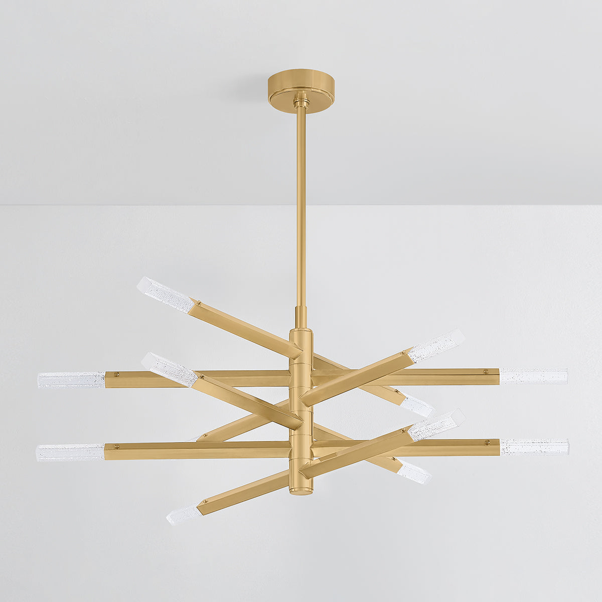 Corbett Strasbourg 42" Chandelier Vintage Brass