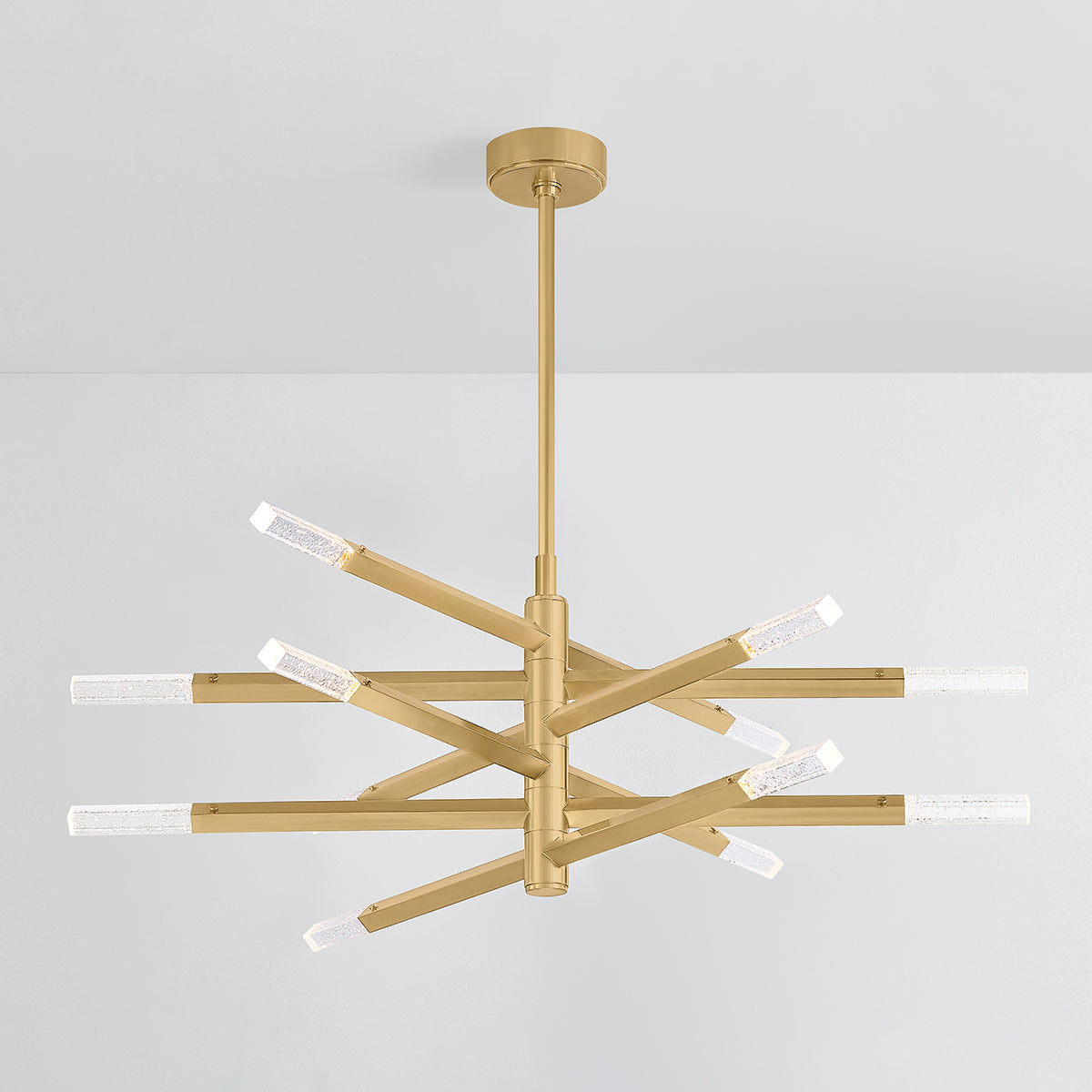 Corbett Strasbourg 42" Chandelier Vintage Brass