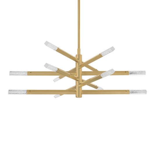 Corbett Strasbourg 42" Chandelier Vintage Brass