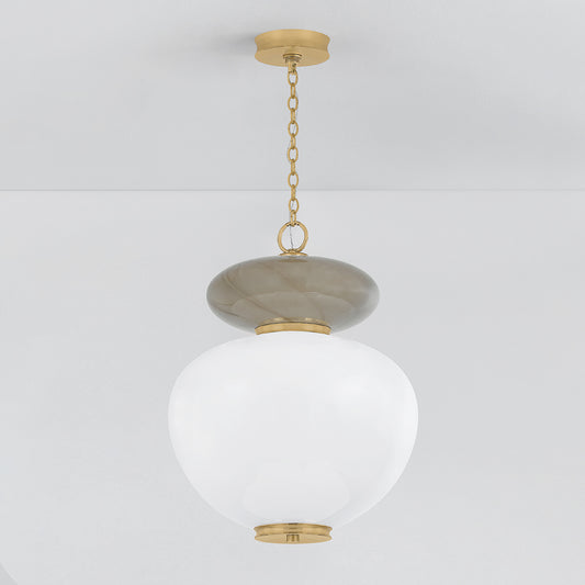Corbett Syros 19.25" Pendant Vintage Brass