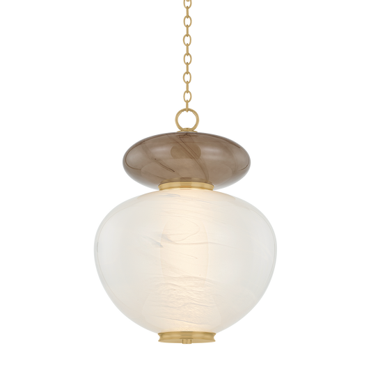 Corbett Syros 19.25" Pendant Vintage Brass