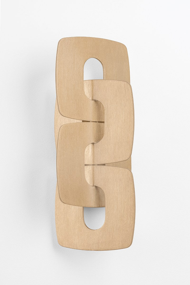 Corbett Trentino Wall Sconce Stria Gold Leaf