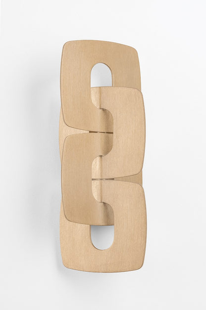 Corbett Trentino Wall Sconce Stria Gold Leaf