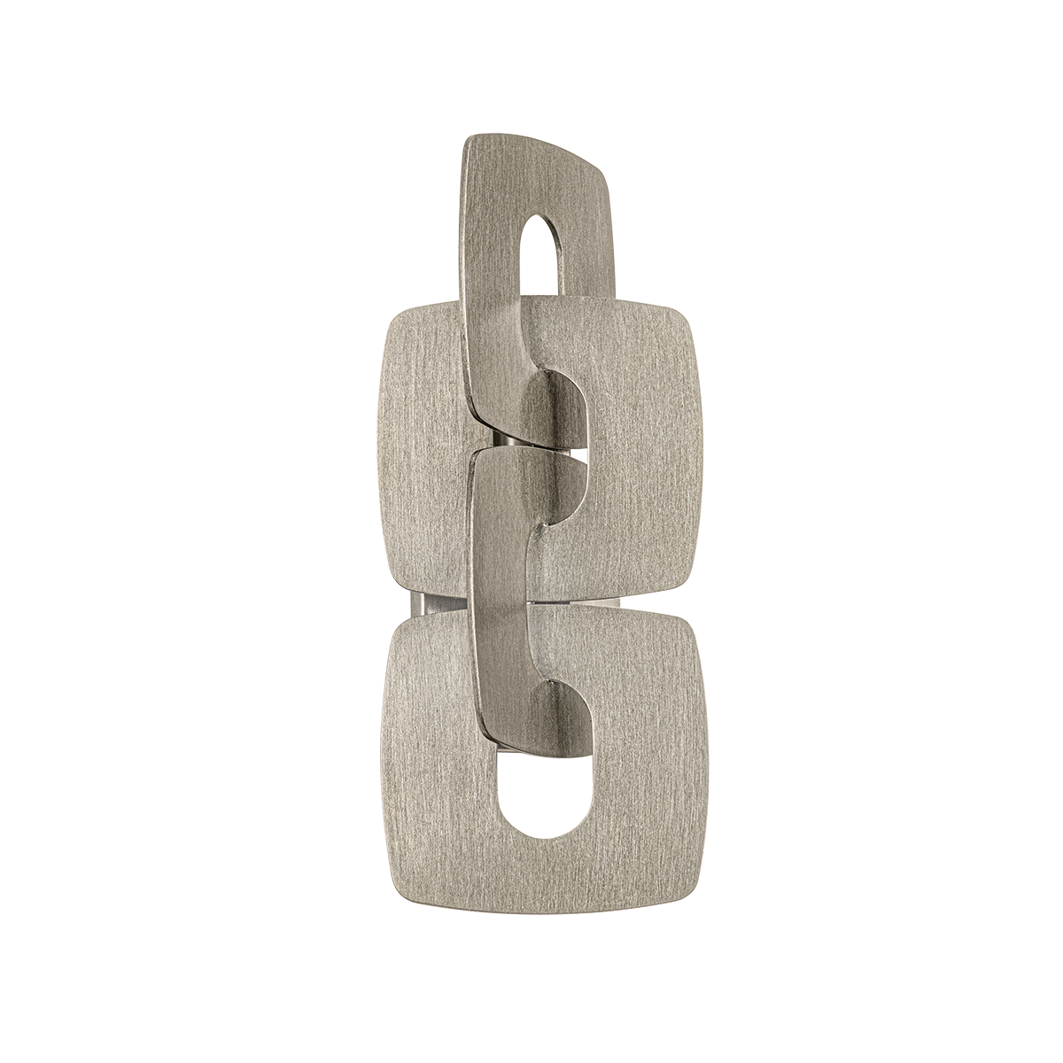 Corbett Trentino Wall Sconce Stria Silver Leaf