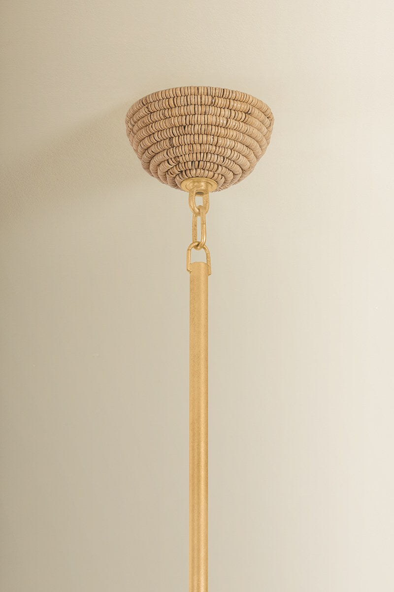 Corbett Varanasi 14-Light Chandelier Vintage Gold Leaf