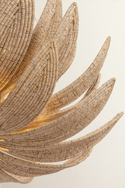 Corbett Varanasi 14-Light Chandelier Vintage Gold Leaf
