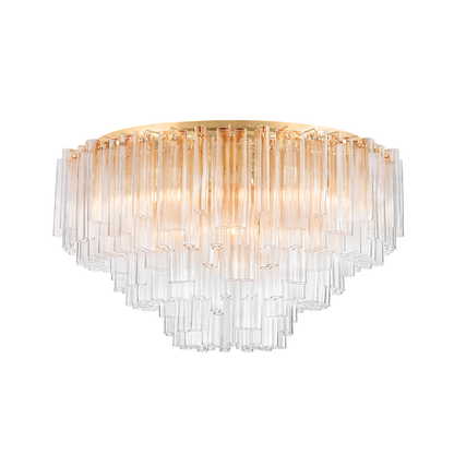 Corbett Varenna 39-Light Flush Mount Vintage Gold Leaf