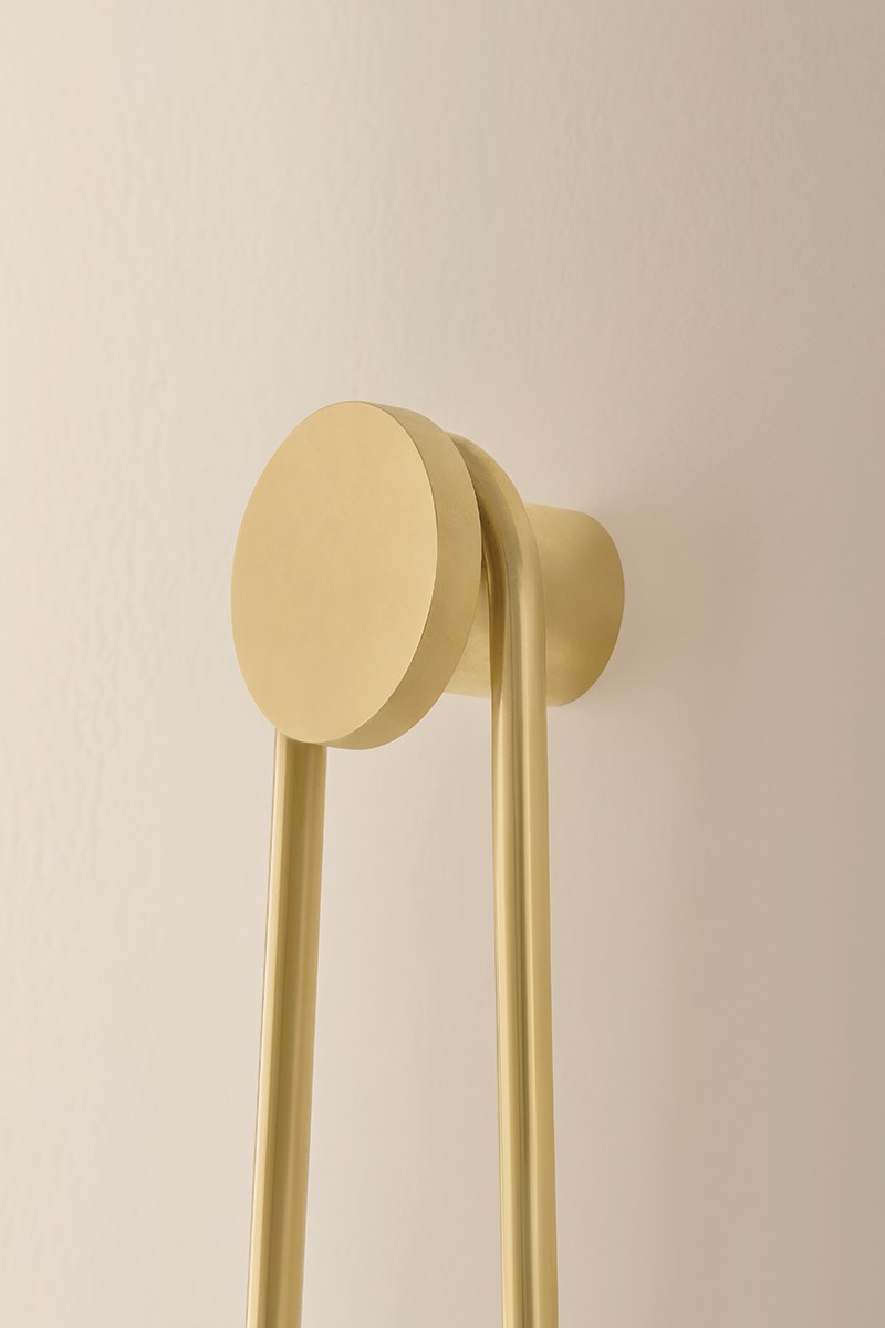 Corbett Vela Wall Sconce Vintage Brass