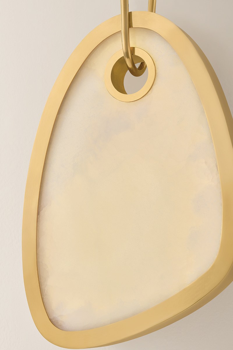 Corbett Vela Wall Sconce Vintage Brass