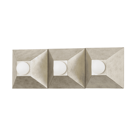 Corbett Max Bathroom Vanity Light Silver