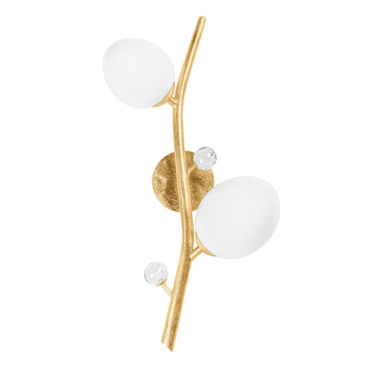 Corbett Mirielle Wall Sconce Vintage Gold Leaf