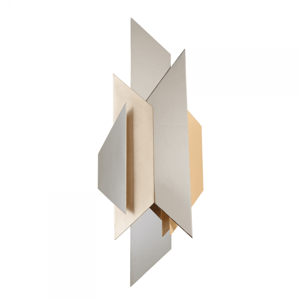 Corbett Modernist Wall Sconce Gold, Silver