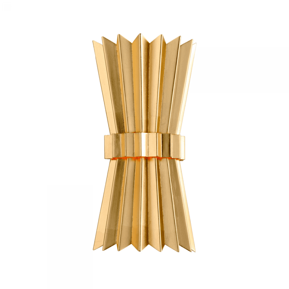 Corbett Moxy Wall Sconce Gold Leaf