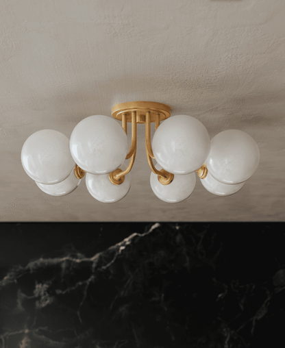 Corbett Onyx Semi Flush Mount
