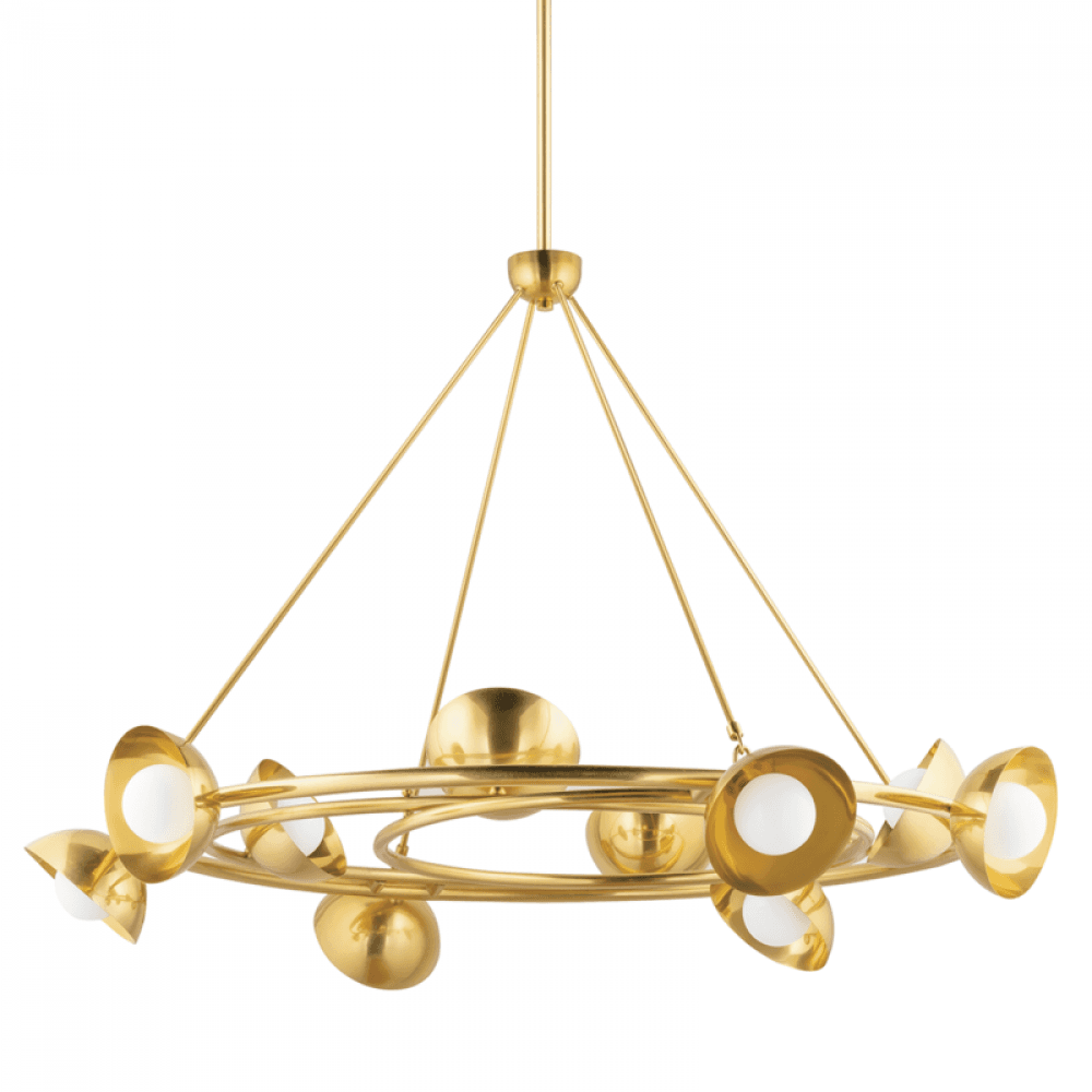 Corbett Oraibi Chandelier Brass