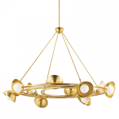 Corbett Oraibi Chandelier Brass