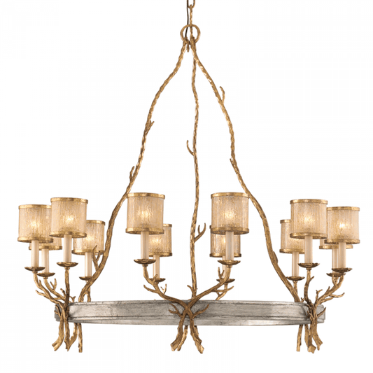 Corbett Parc Royale Chandelier Gold, Silver