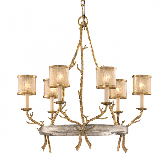 Corbett Parc Royale Chandelier Gold