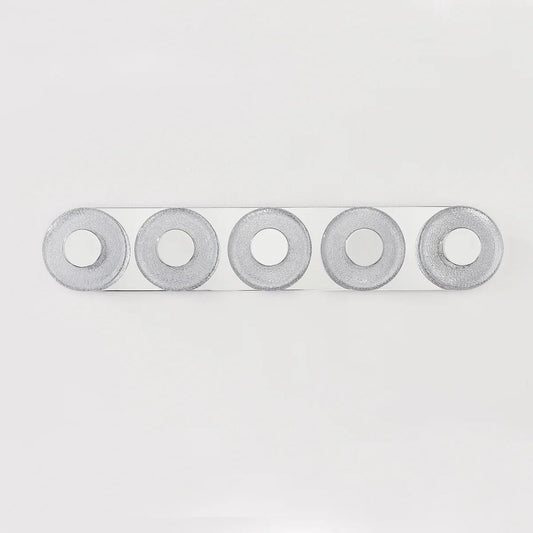 Corbett Pearl Wall Sconce, 5-Light, LED, Polished Nickel, 32.75"H (351-05-PN 95EN)