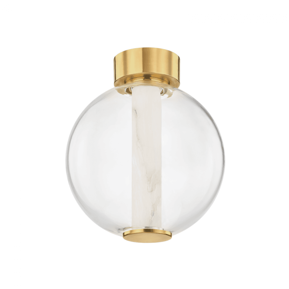Corbett Pietra Flush Mount Brass