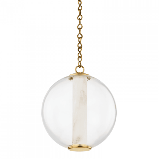 Corbett Pietra Pendant Brass