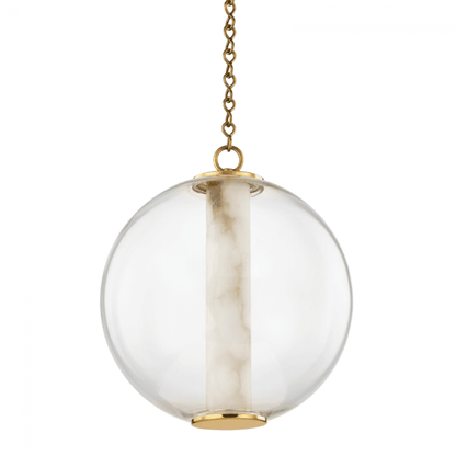 Corbett Pietra Pendant Brass