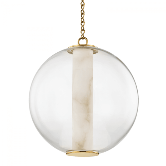Corbett Pietra Pendant Brass
