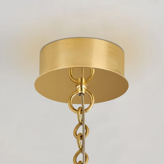 Corbett Pietra Pendant 1-Light Brass 21.75"H