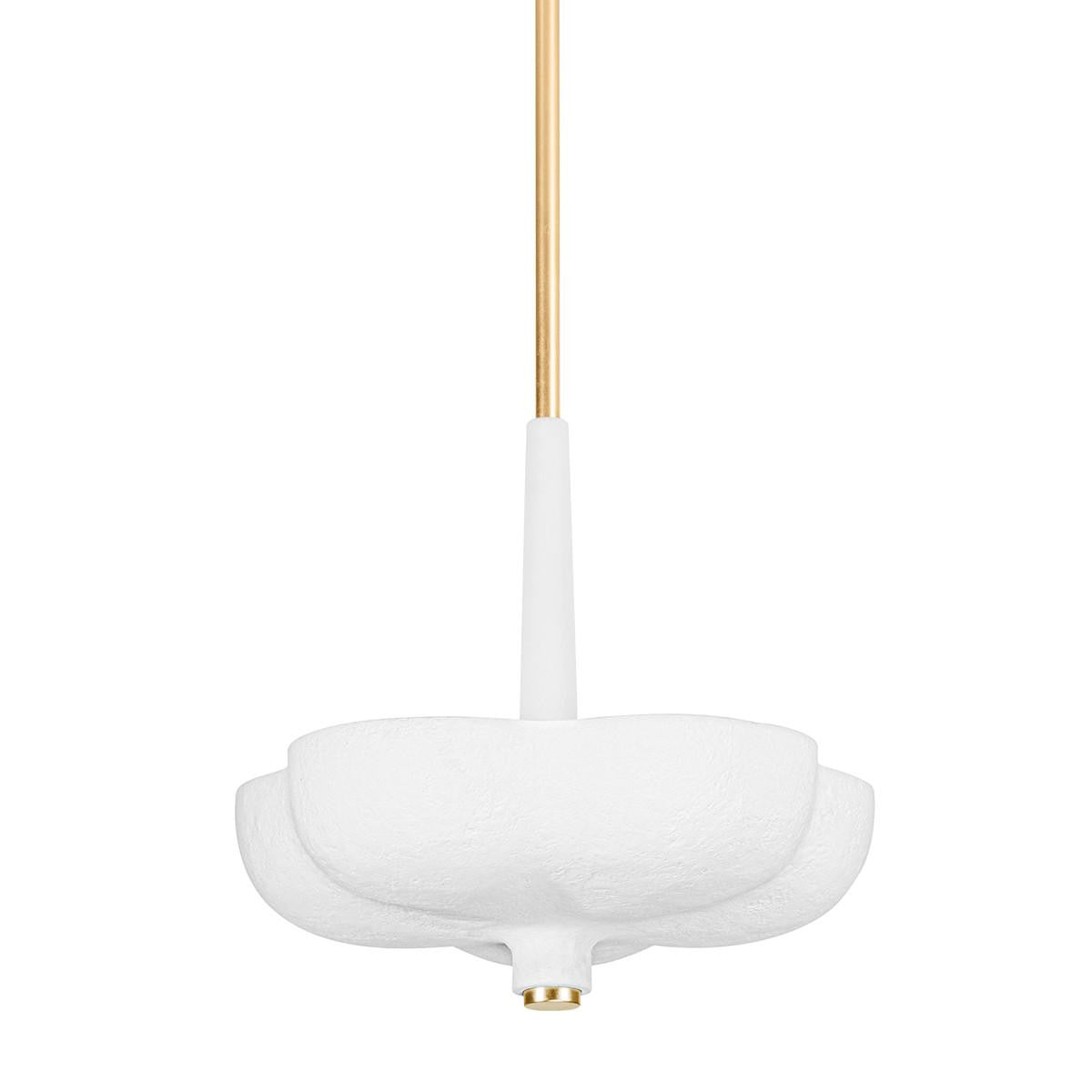 Corbett Rimini Pendant Gold Leaf