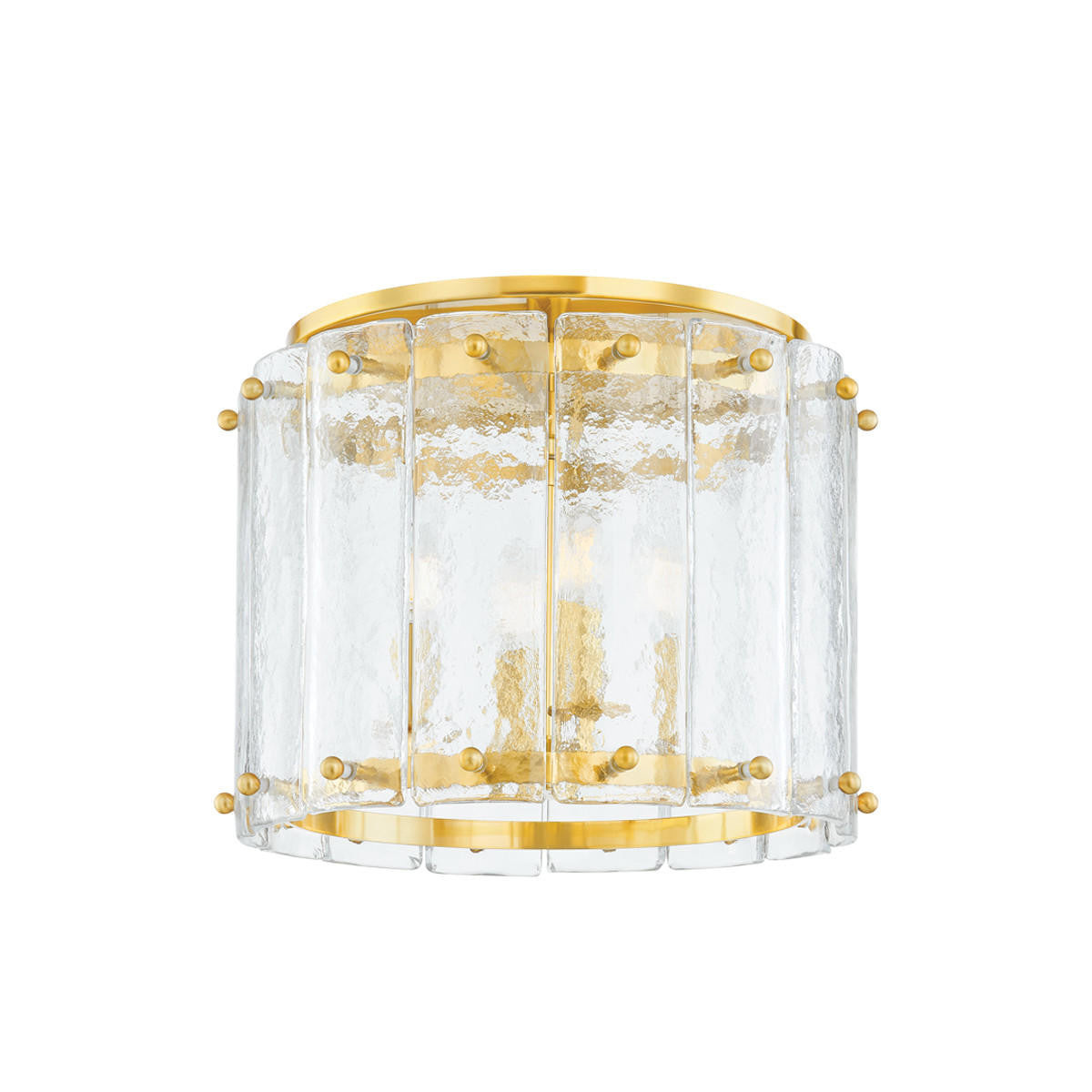 Corbett Rio Flush Mount Brass