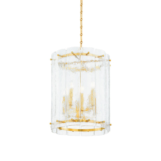 Corbett Rio Indoor Lantern Pendant 8-Light Brass