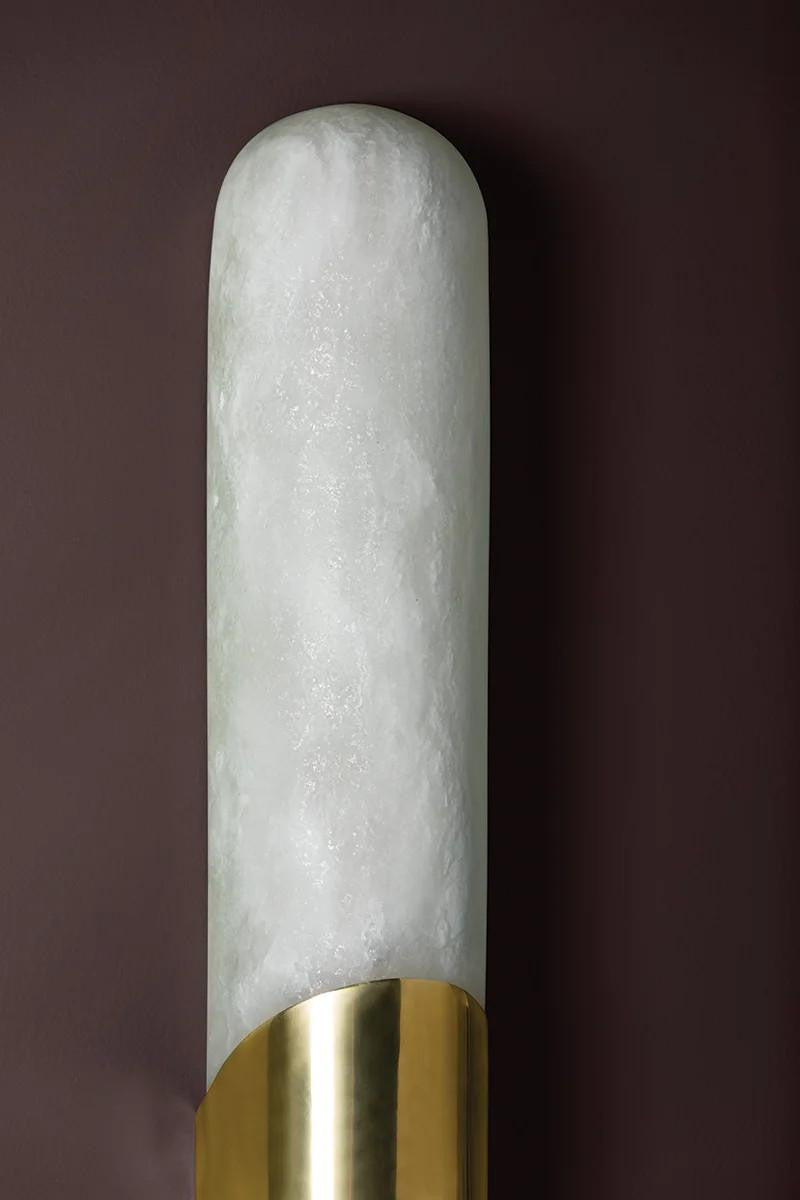 Corbett Rome Wall Sconce, 1-Light, LED, Vintage Brass, 19.25"H (345-19-VB 95E2)