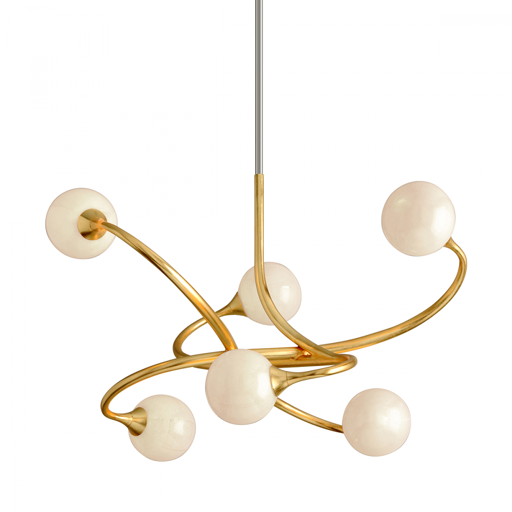Corbett Signature Chandelier Gold