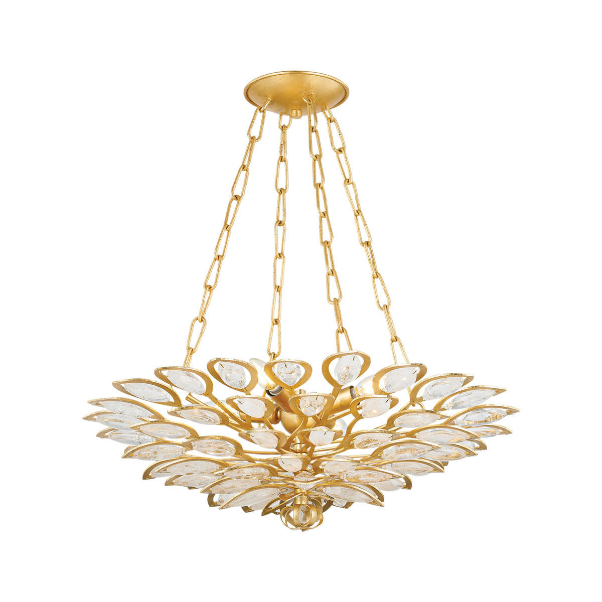 Corbett Vittoria Chandelier Gold