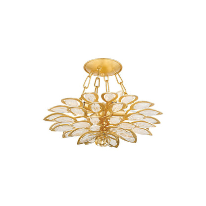 Corbett Vittoria Semi Flush Mount Gold