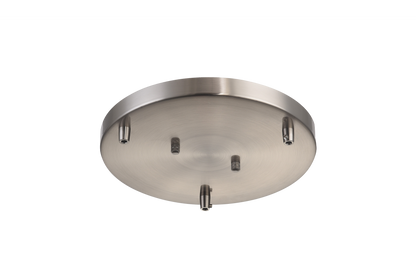 Matteo Lighting 11-in Multi Ceiling Canopy (Line Voltage) Brushed Nickel