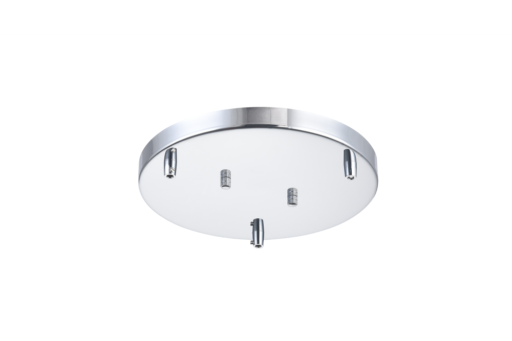 Matteo Lighting 11-in Multi Ceiling Canopy (Line Voltage) Chrome