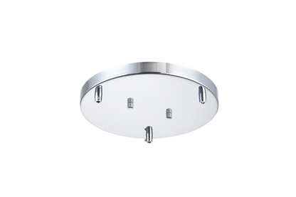 Matteo Lighting 11-in Multi Ceiling Canopy (Line Voltage) Chrome