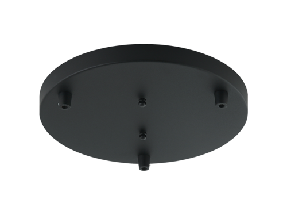 Matteo Lighting 11-in Multi Ceiling Canopy (Line Voltage) Matte Black