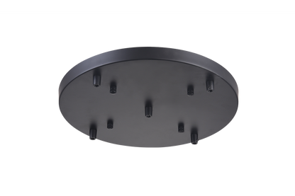 Matteo Lighting 14-in Multi Ceiling Canopy (Line Voltage) Black