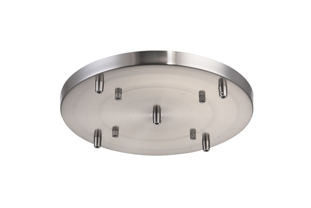 Matteo Lighting 14-in Multi Ceiling Canopy (Line Voltage) Nickel, Brushed Nickel