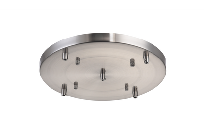 Matteo Lighting 14-in Multi Ceiling Canopy (Line Voltage) Nickel, Brushed Nickel
