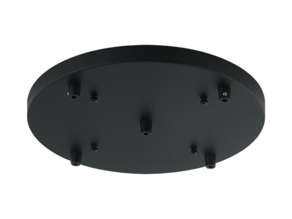 Matteo Lighting 14-in Multi Ceiling Canopy (Line Voltage) Black, Matte Black