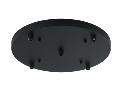 Matteo Lighting 14-in Multi Ceiling Canopy (Line Voltage) Black, Matte Black