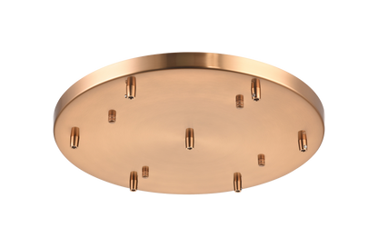 Matteo Lighting 18-in Multi Ceiling Canopy (Line Voltage) Aged Gold Brass