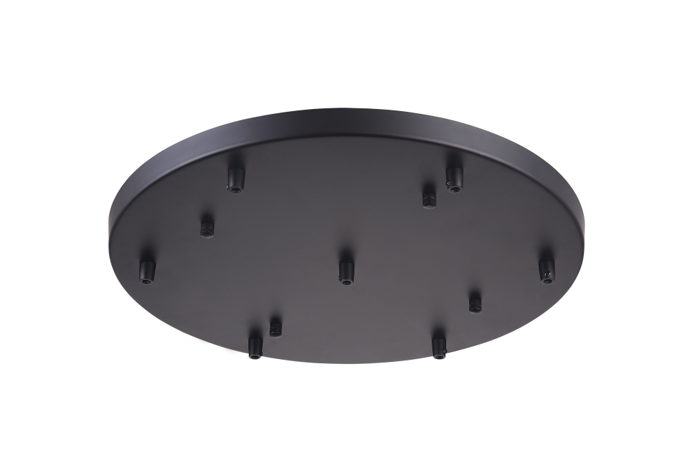 Matteo Lighting 18-in Multi Ceiling Canopy (Line Voltage) Black