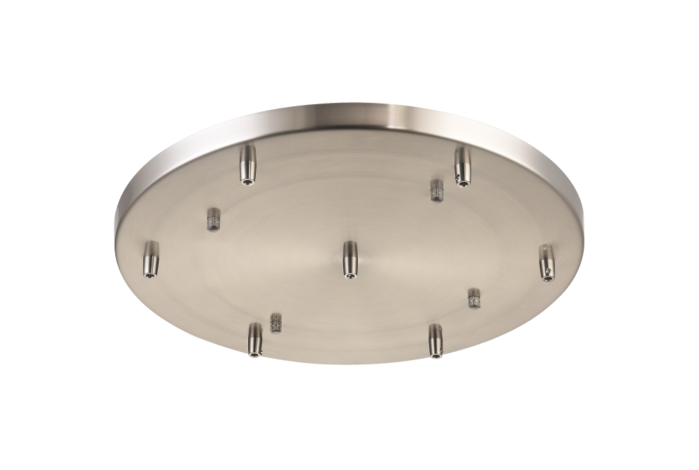 Matteo Lighting 18-in Multi Ceiling Canopy (Line Voltage) Nickel, Brushed Nickel